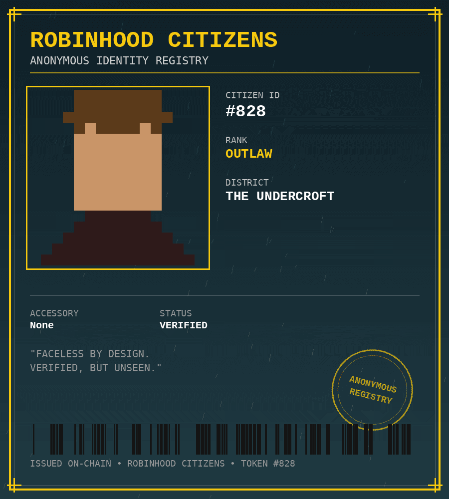 Robinhood Citizens #828