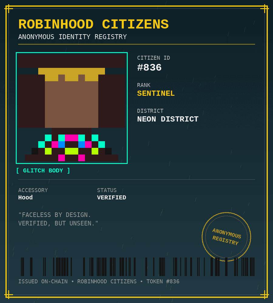 Robinhood Citizens #836