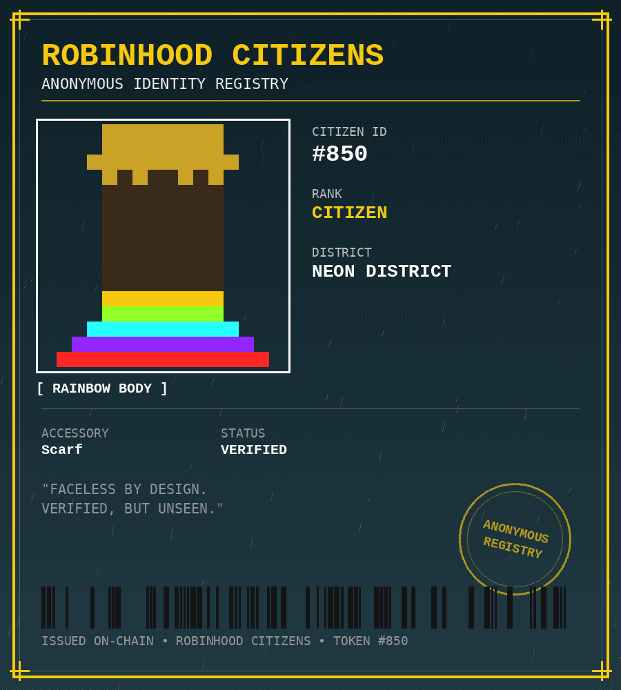 Robinhood Citizens #850