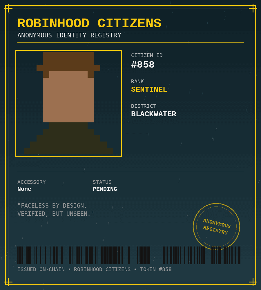Robinhood Citizens #858