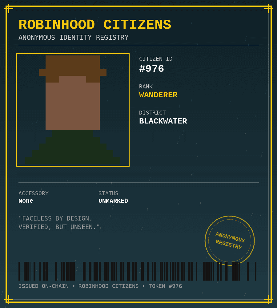 Robinhood Citizens #976