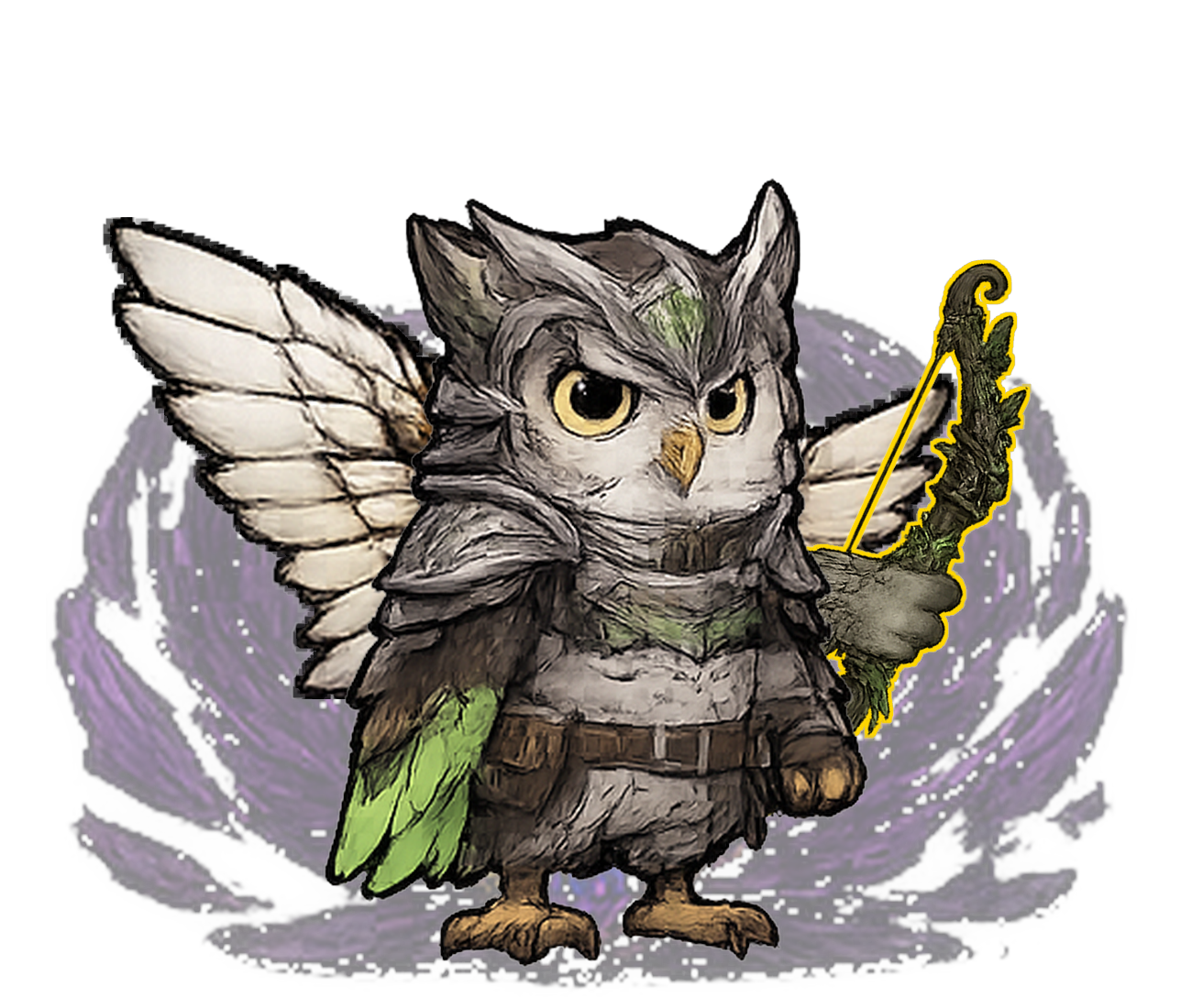 Owl Violet #040