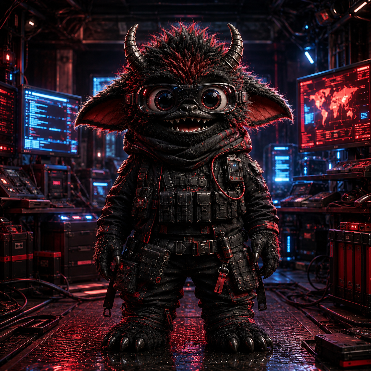 ChaCha #0075 — Neon Tactical Ronin