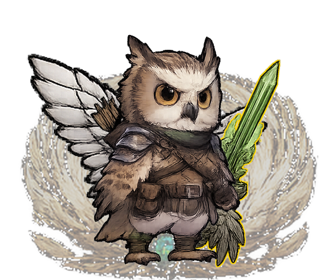 Owl Violet #064