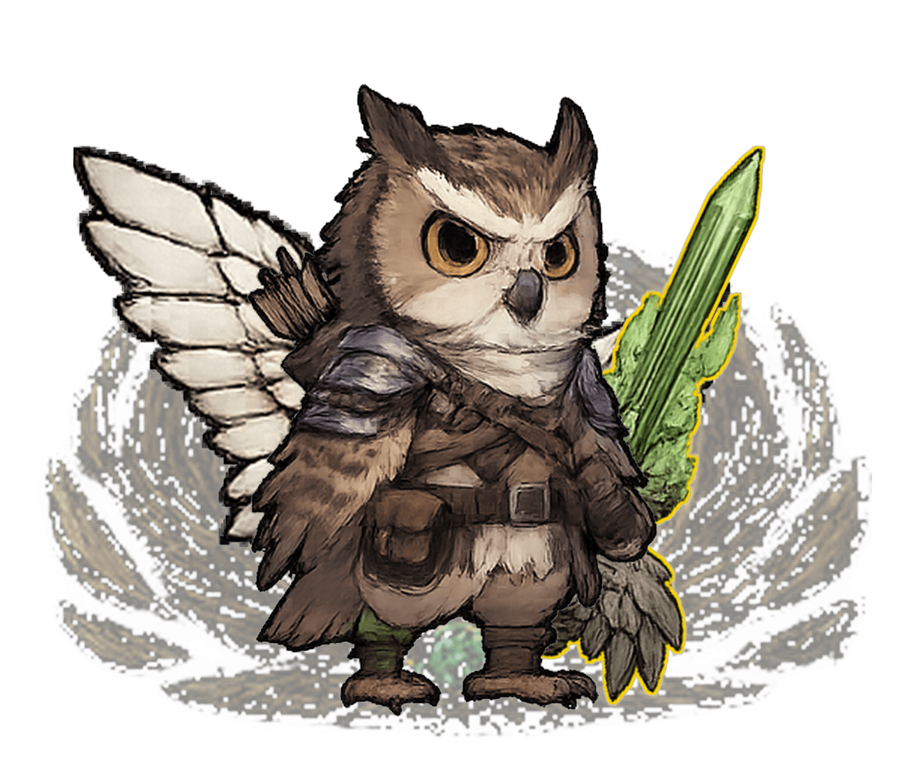 Owl Violet #033