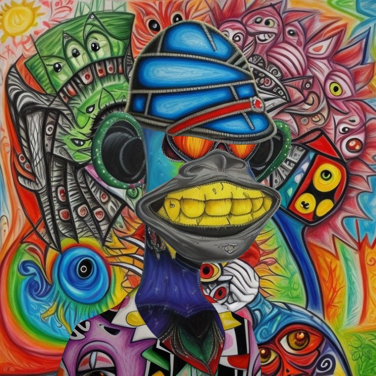 HoodMuralApes #7885