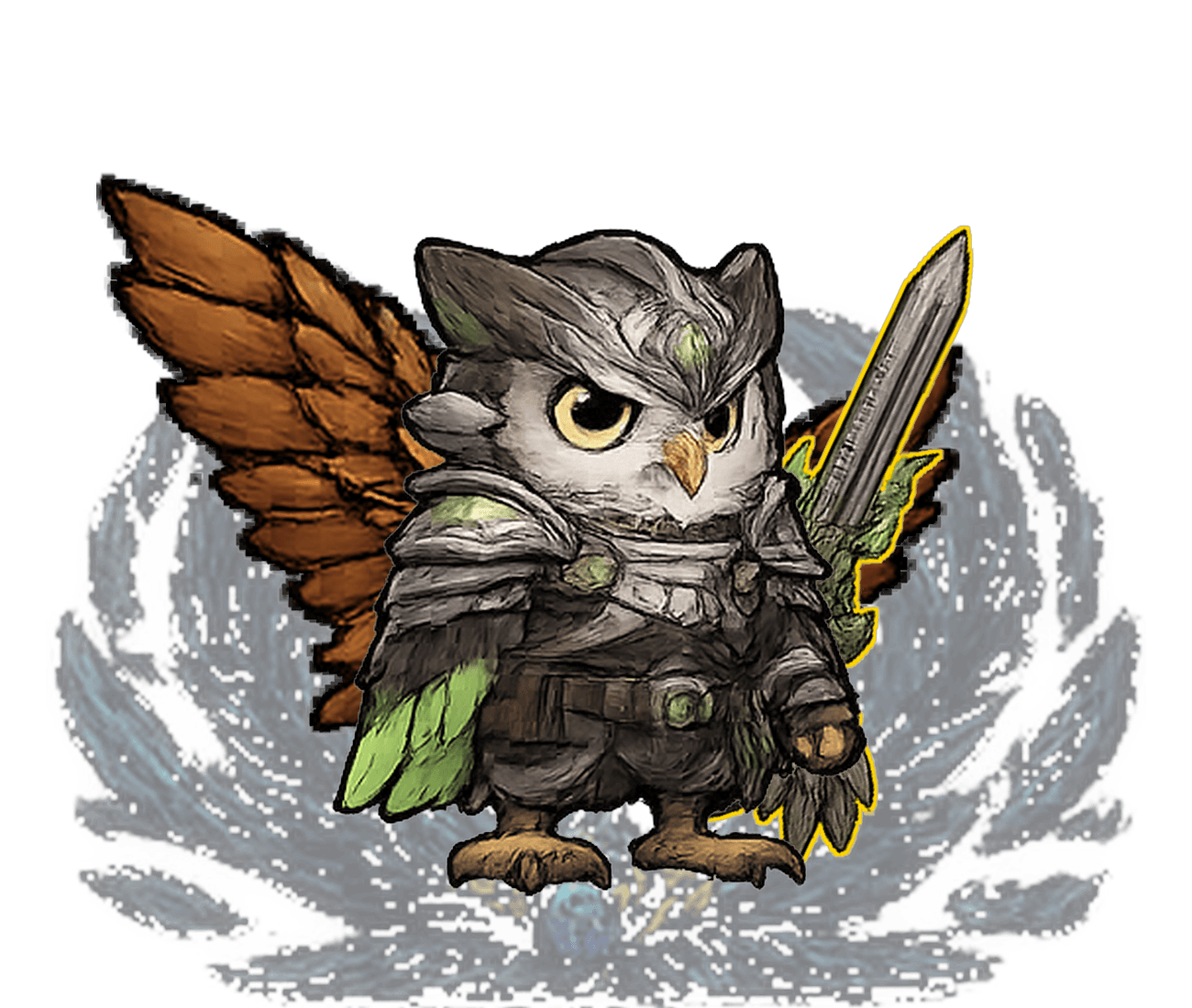 Owl Violet #049