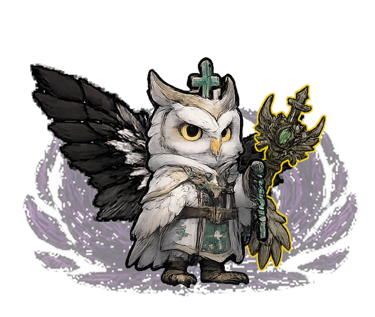Owl Violet #053