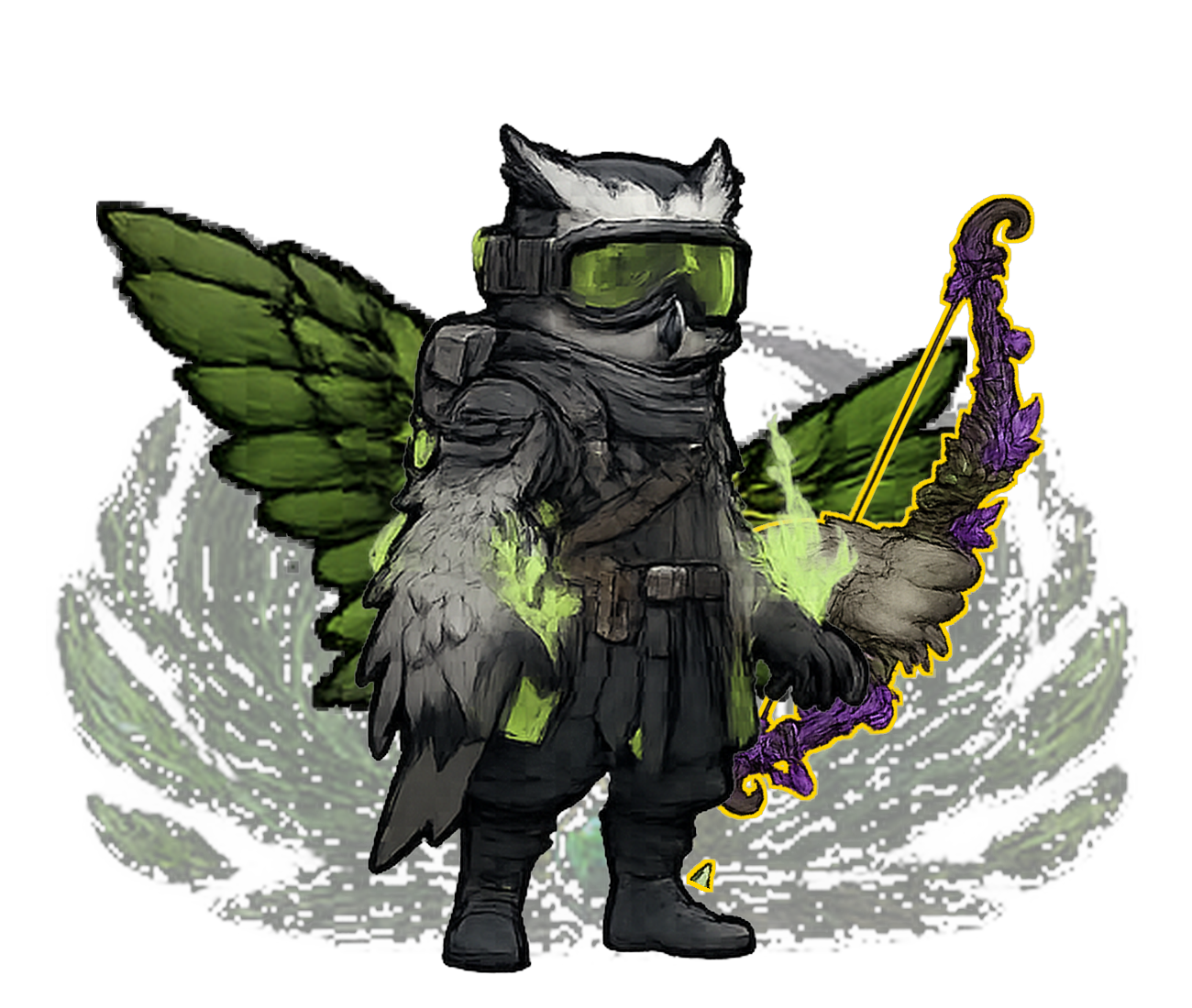 Owl Violet #052