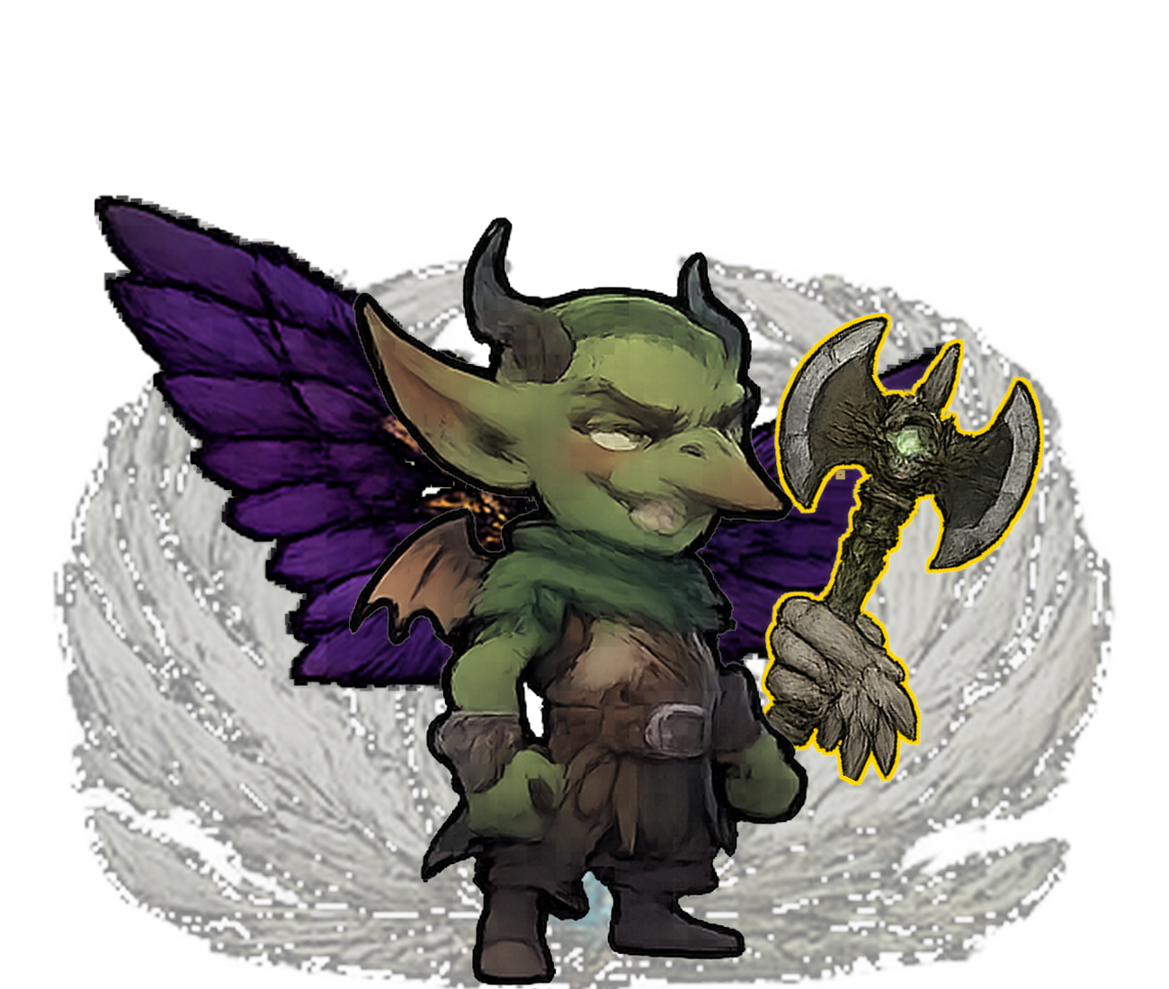 Owl Violet #034