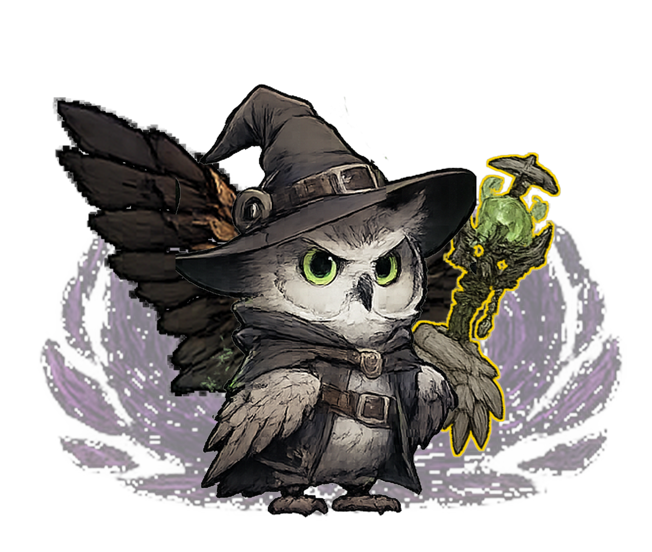 Owl Violet #216