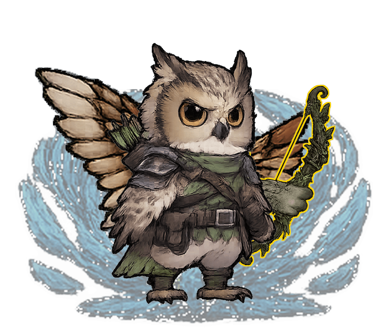 Owl Violet #023