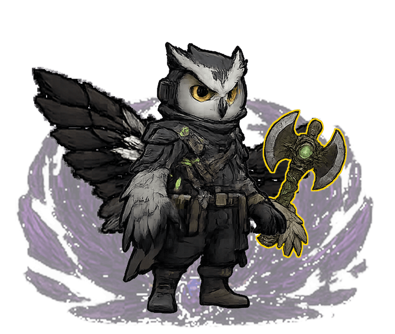 Owl Violet #224