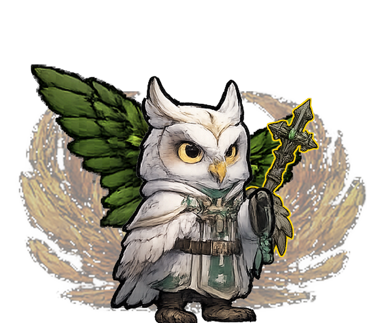 Owl Violet #035