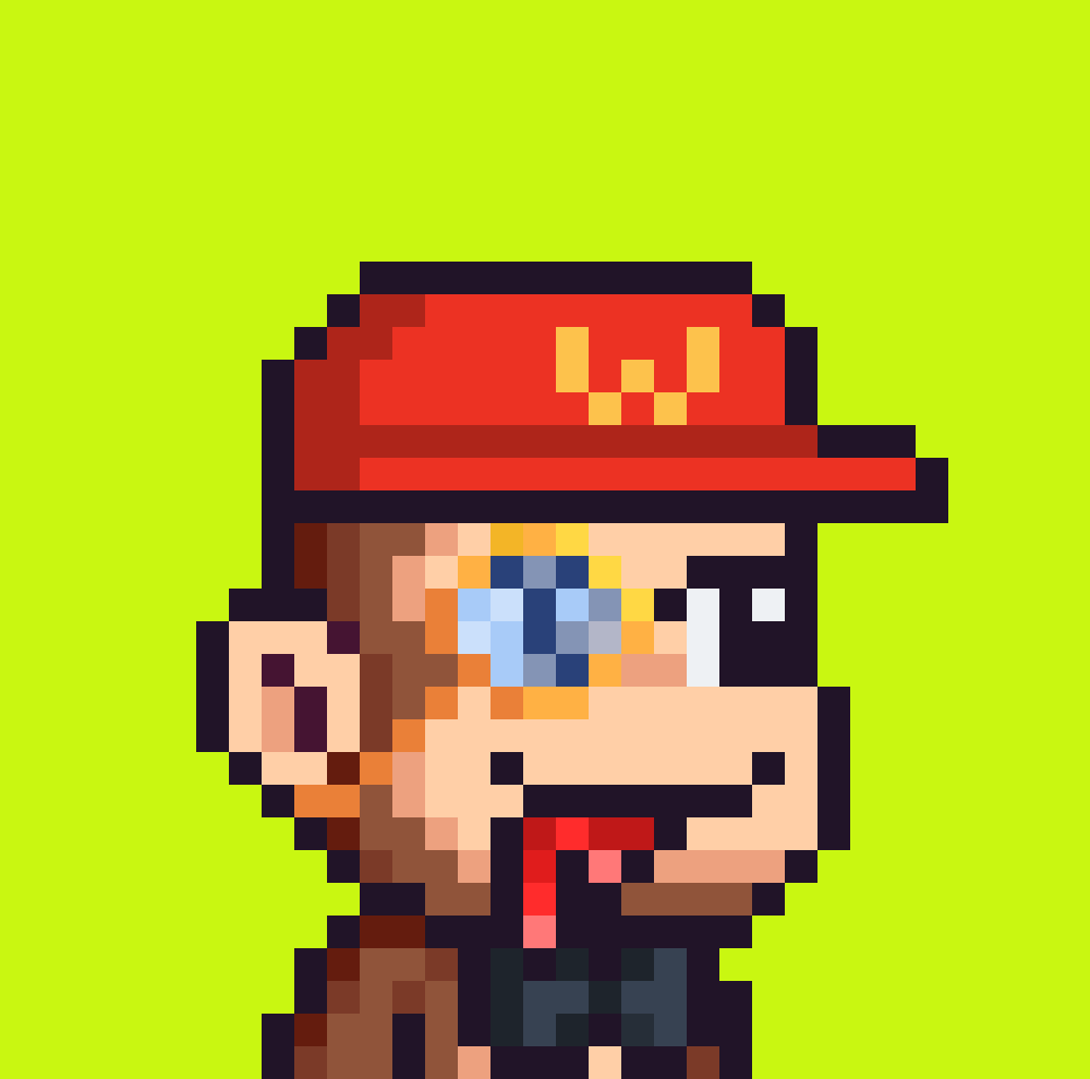 Pixel Monkey Hood #707
