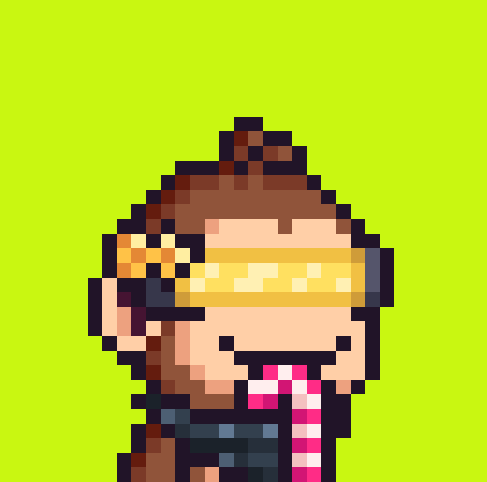 Pixel Monkey Hood #708