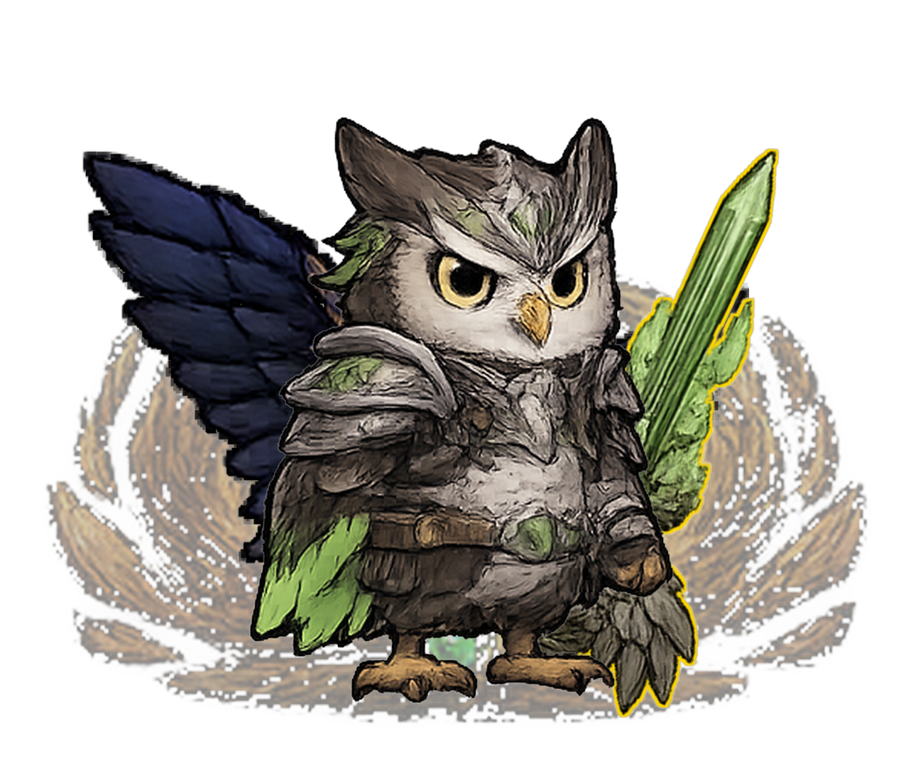 Owl Violet #029