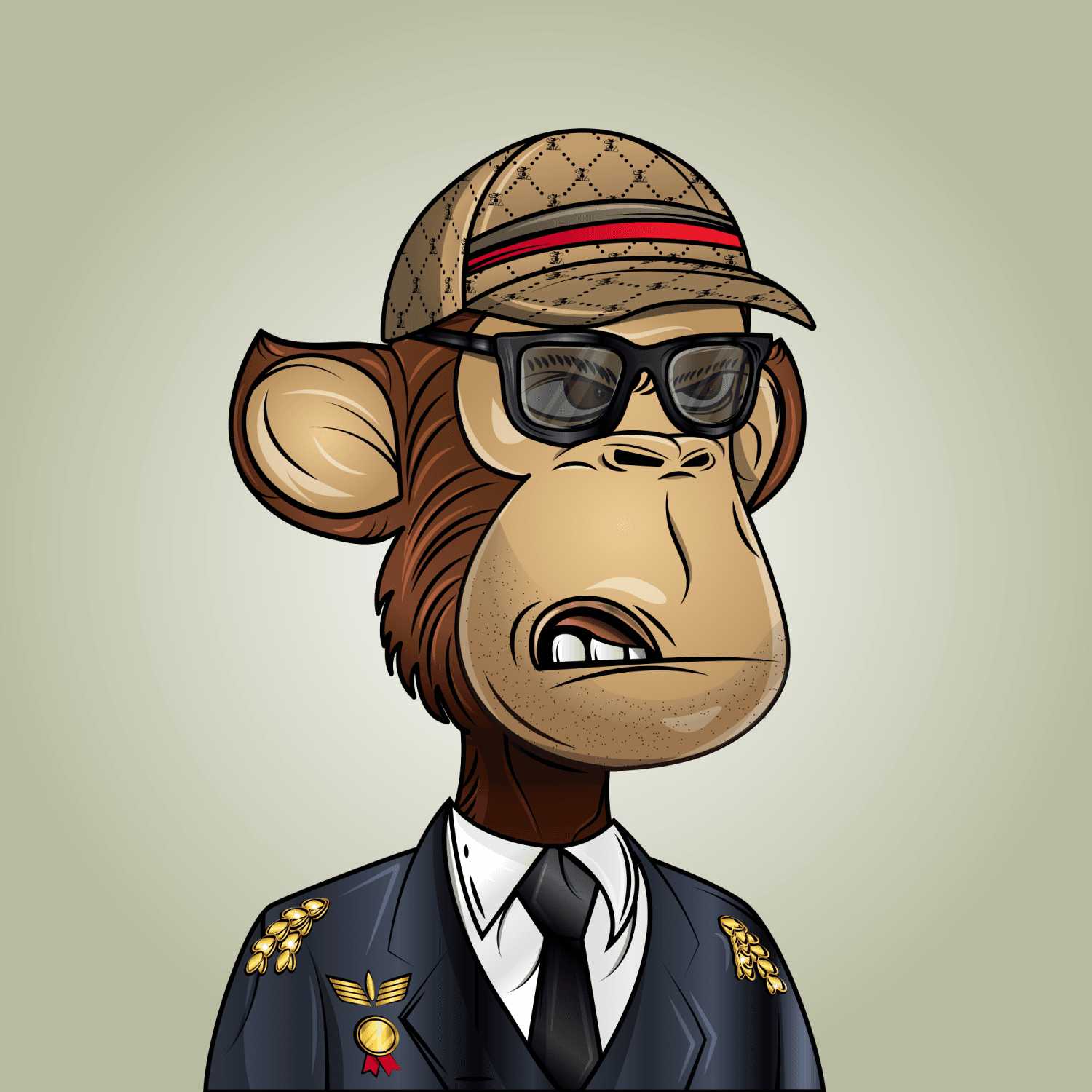 Gangsta Ape Clubs #1779