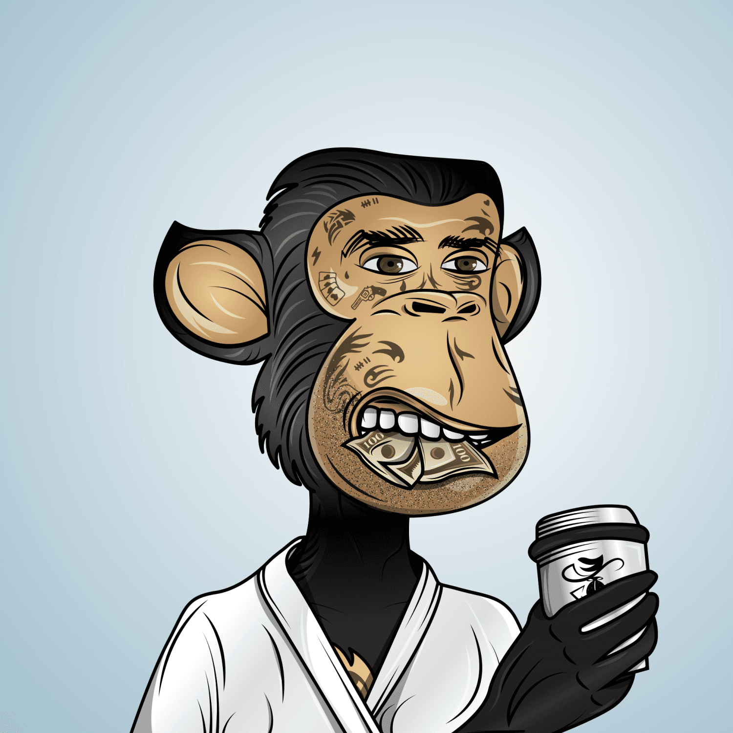 Gangsta Ape Clubs #1787