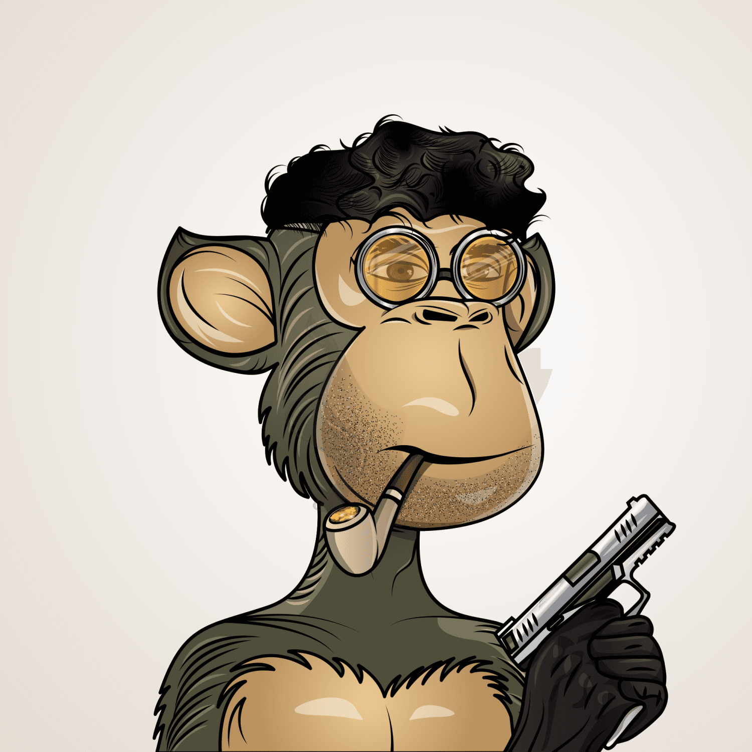 Gangsta Ape Clubs #2348