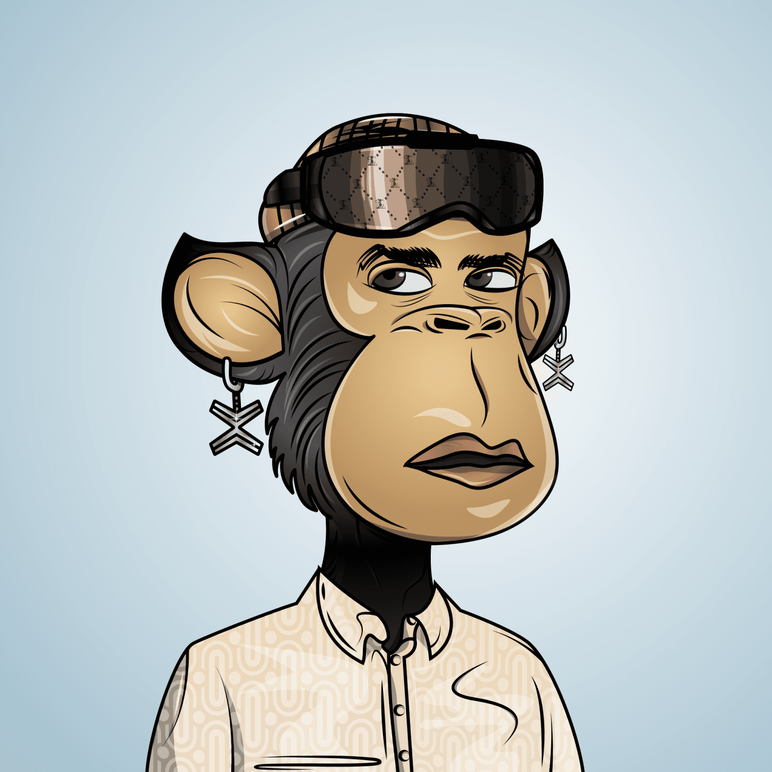Gangsta Ape Clubs #2349