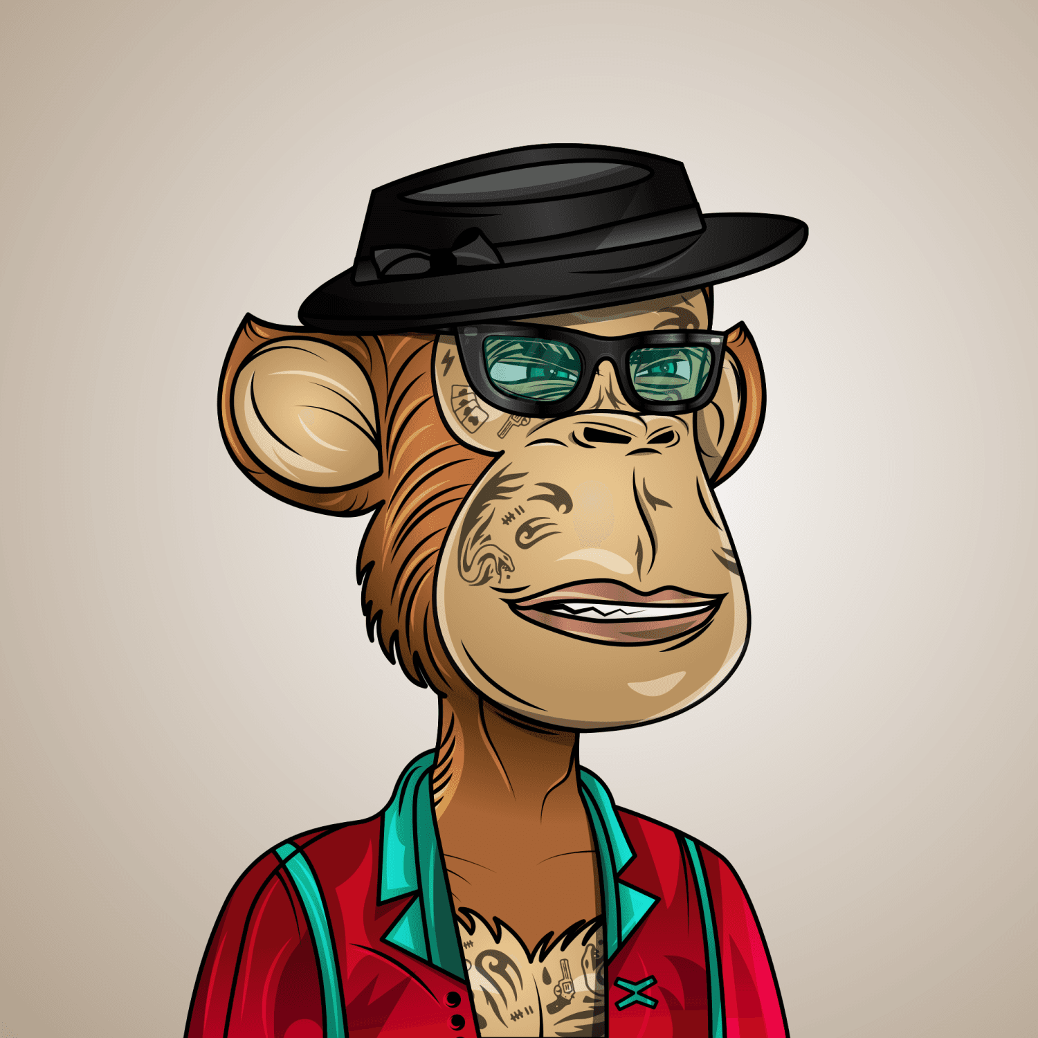 Gangsta Ape Clubs #2512