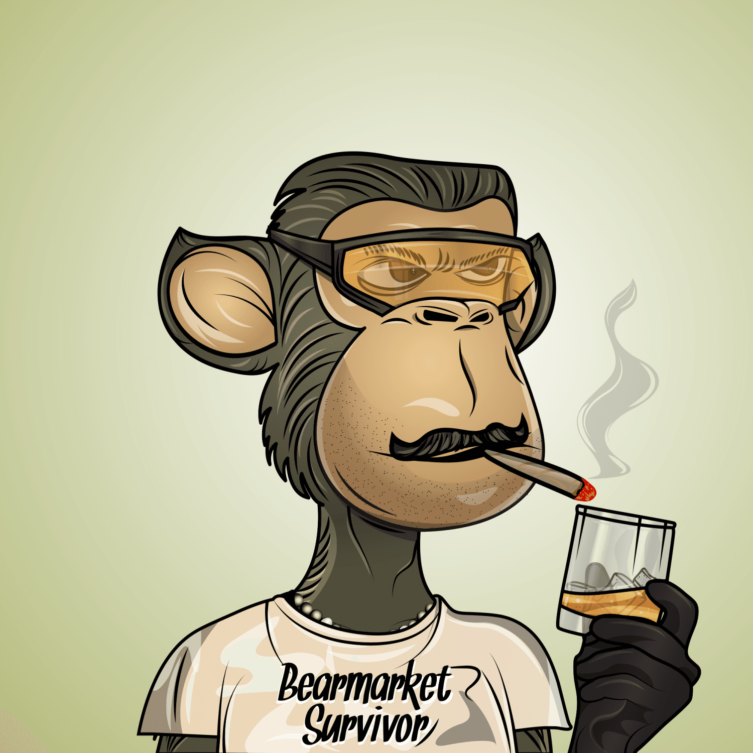 Gangsta Ape Clubs #2590