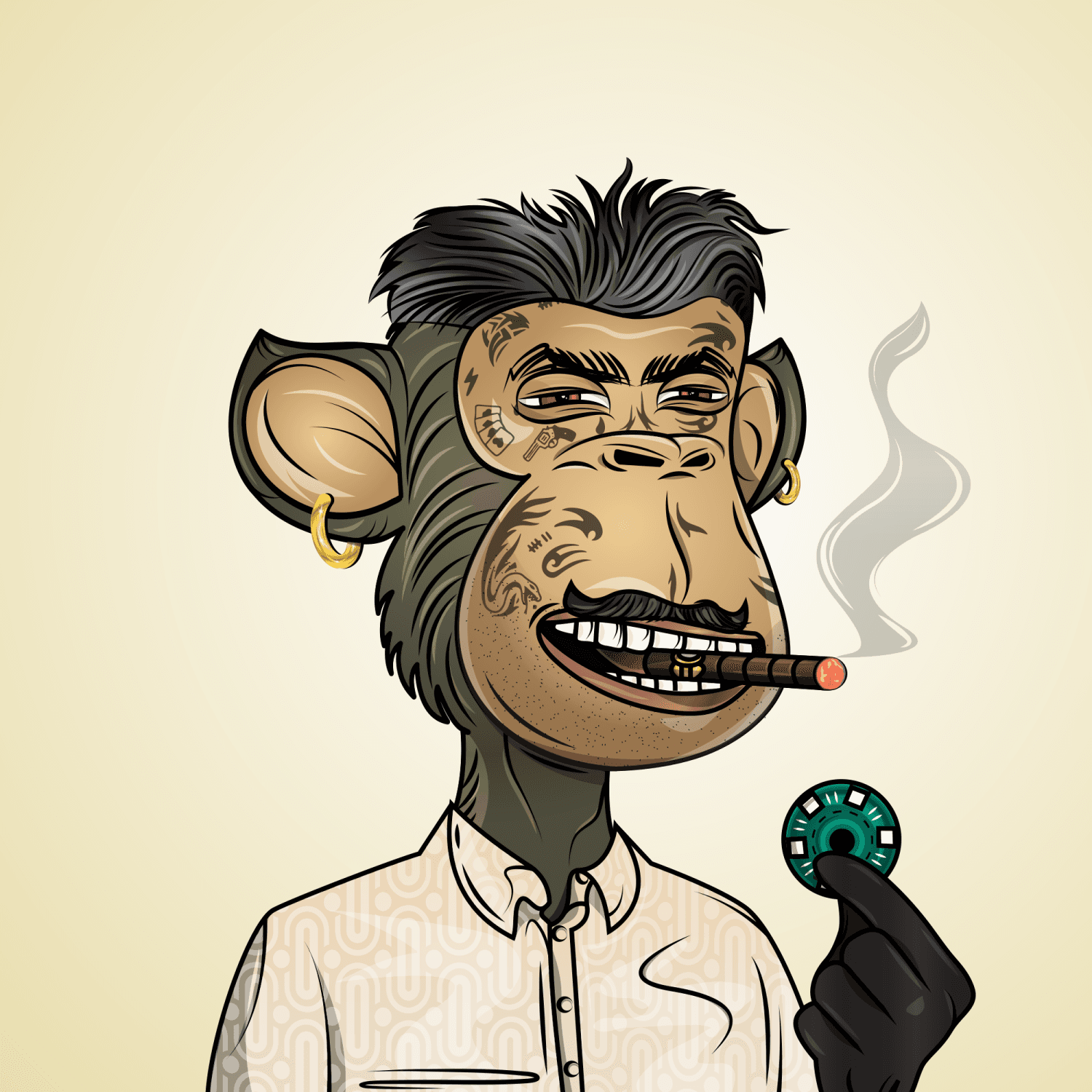 Gangsta Ape Clubs #2611
