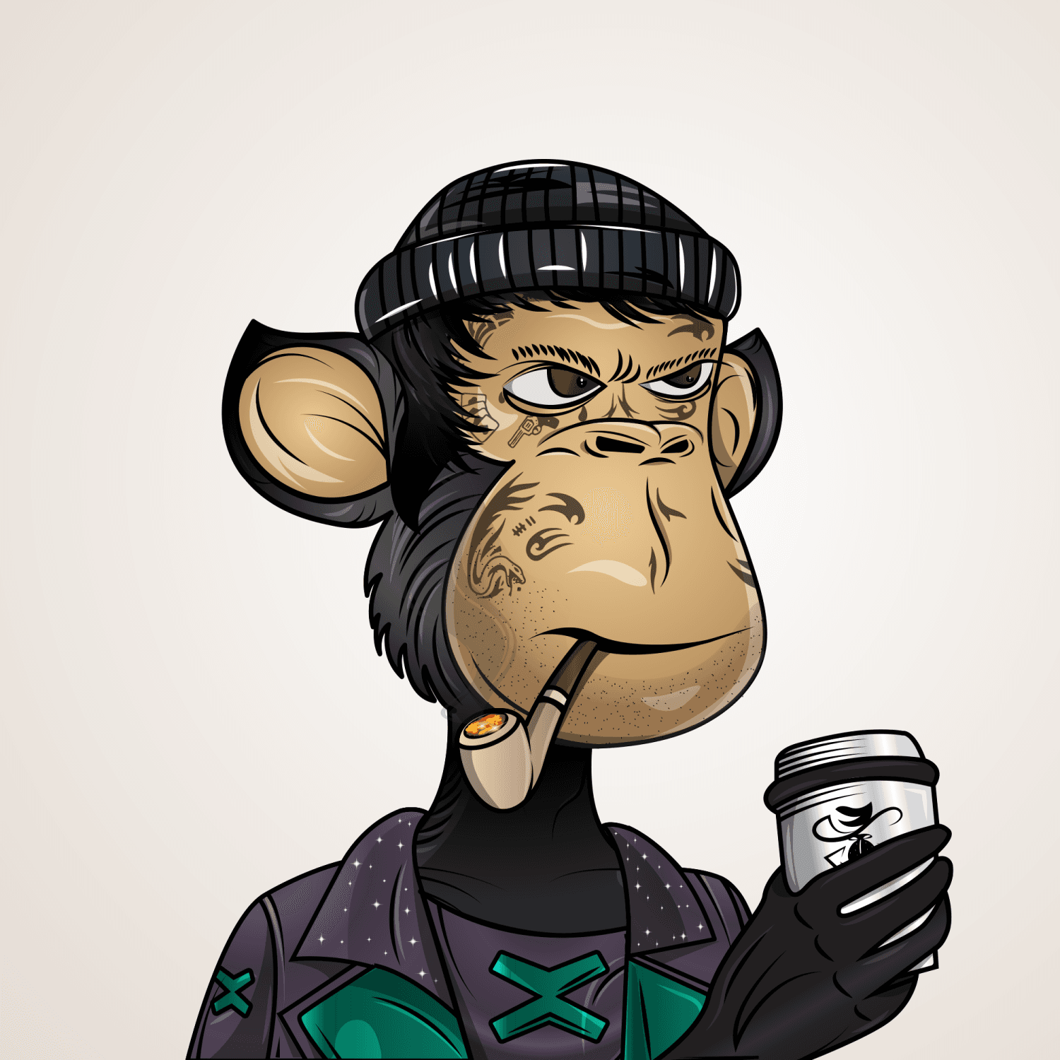 Gangsta Ape Clubs #2629