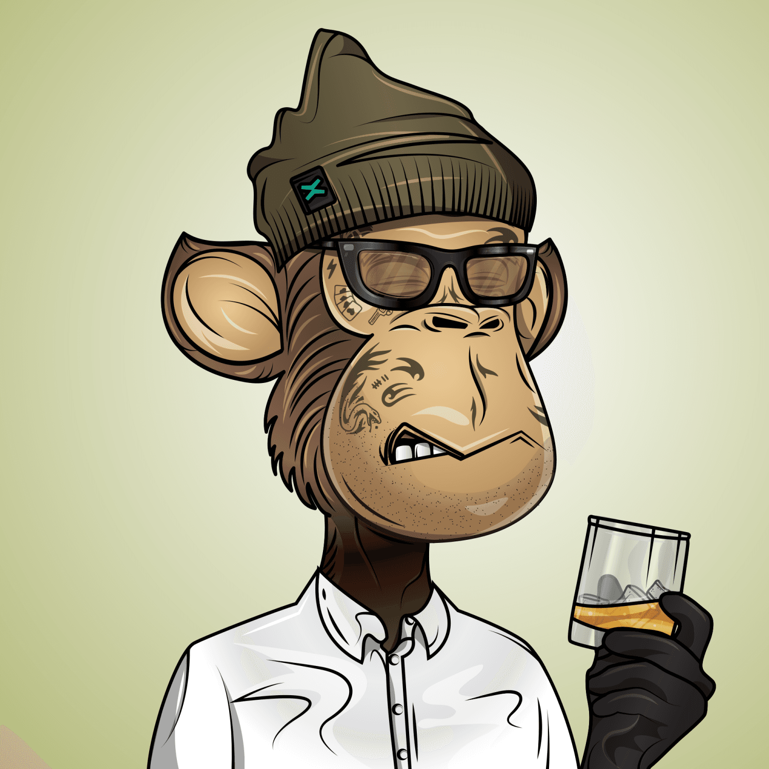 Gangsta Ape Clubs #2782