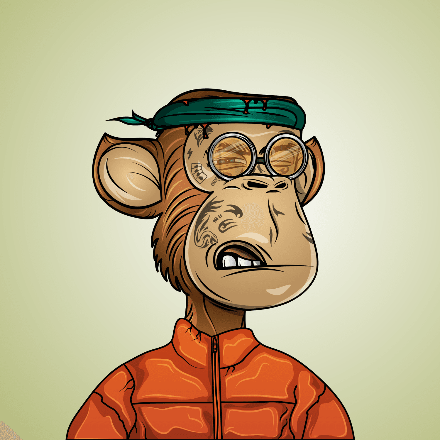 Gangsta Ape Clubs #2900