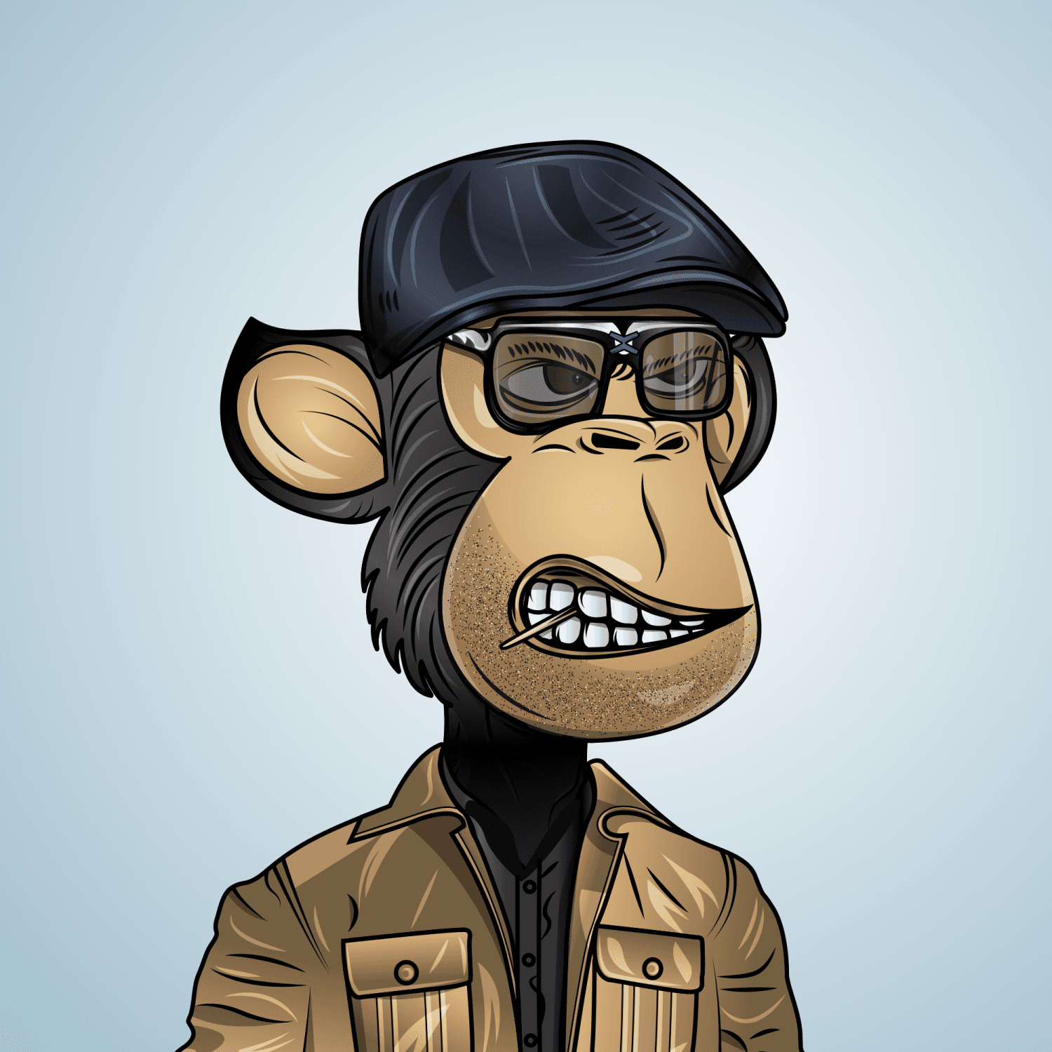 Gangsta Ape Clubs #2906