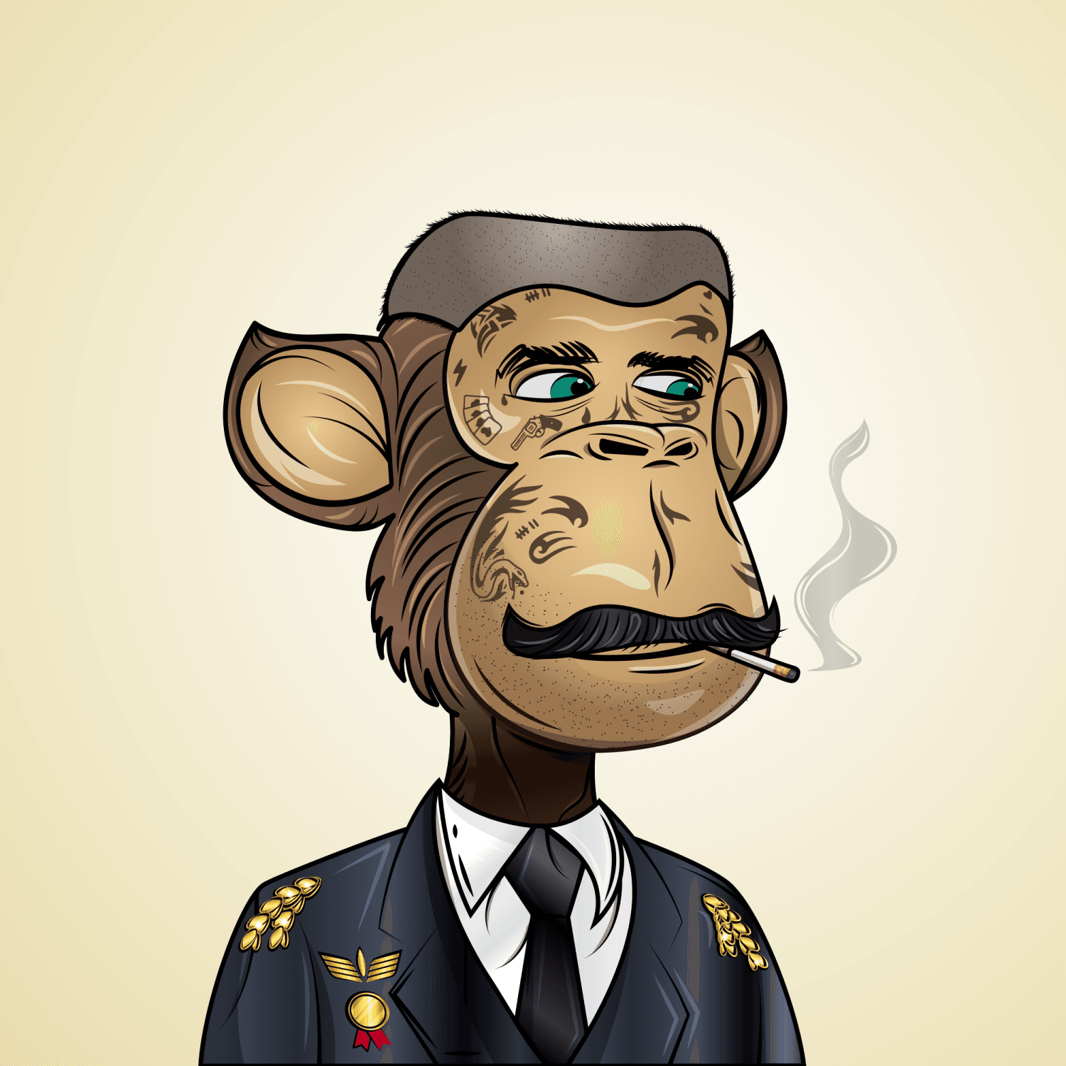Gangsta Ape Clubs #2915