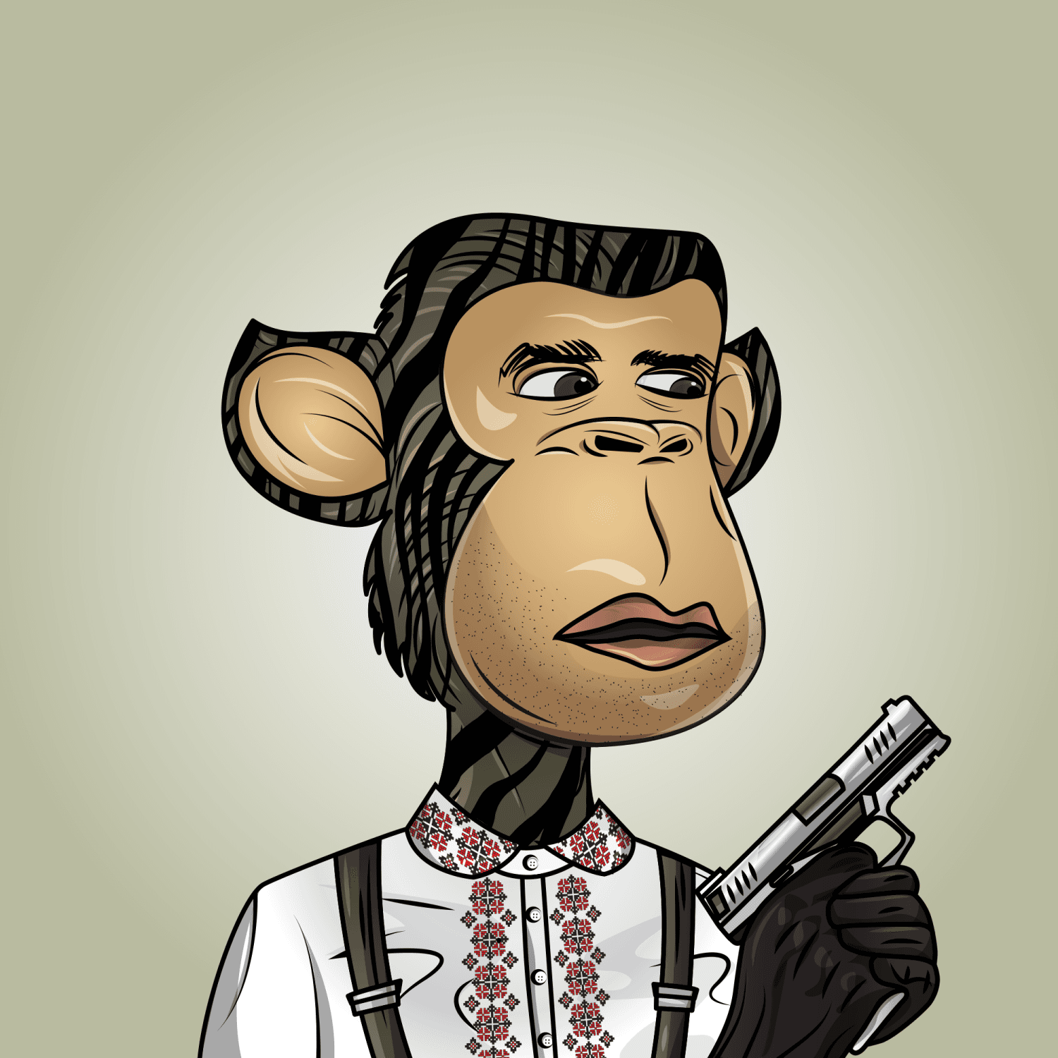 Gangsta Ape Clubs #2928