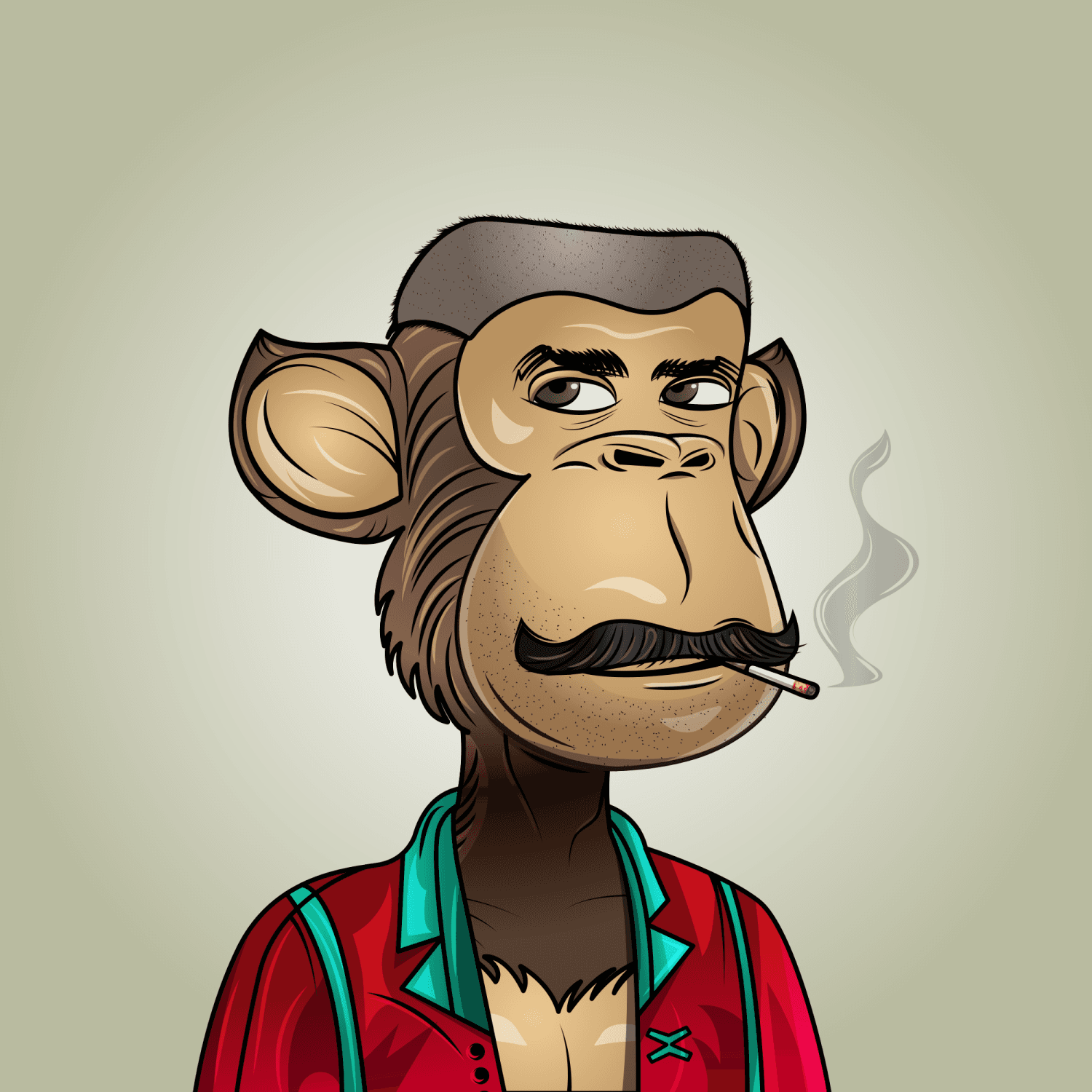 Gangsta Ape Clubs #2987