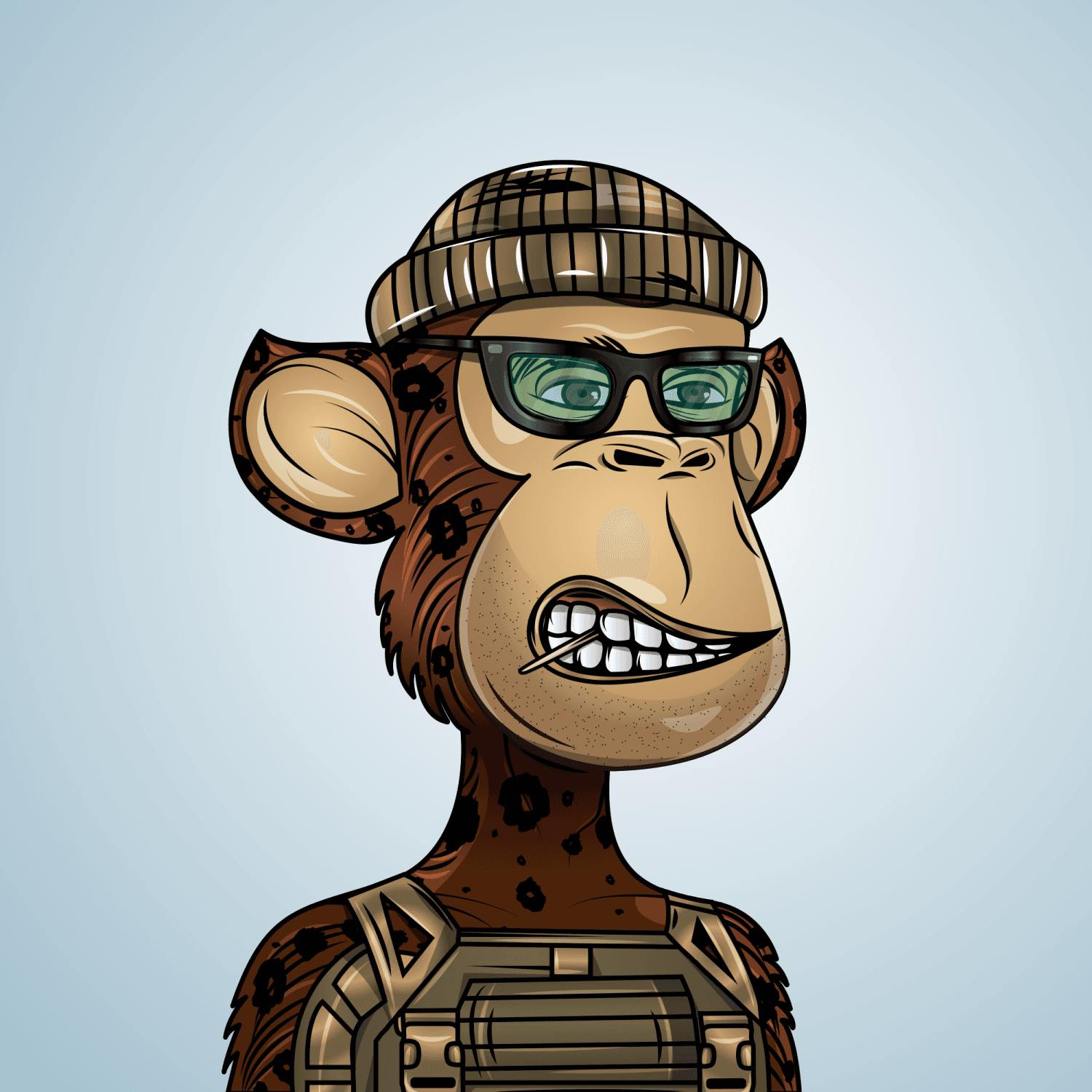 Gangsta Ape Clubs #2995