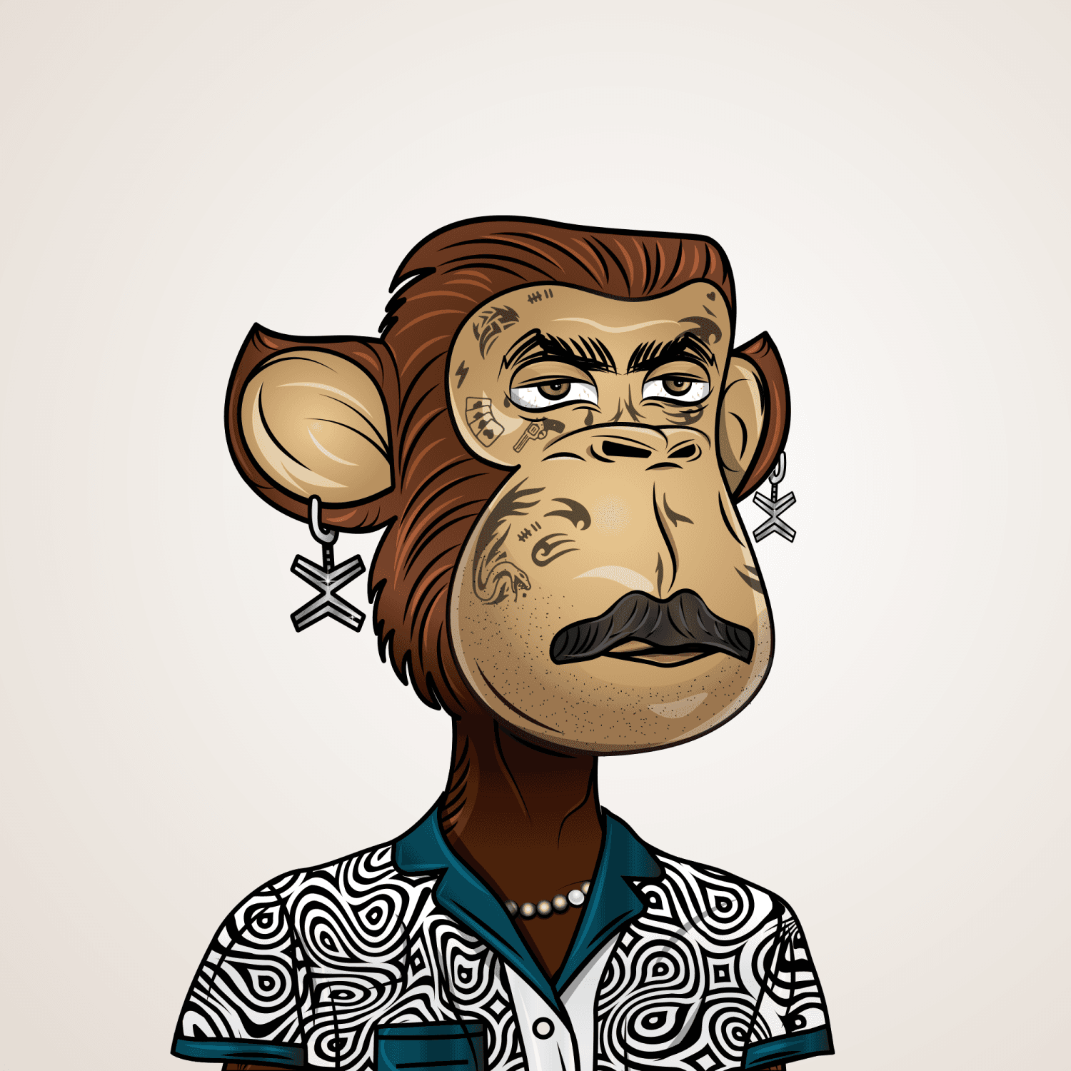 Gangsta Ape Clubs #3129