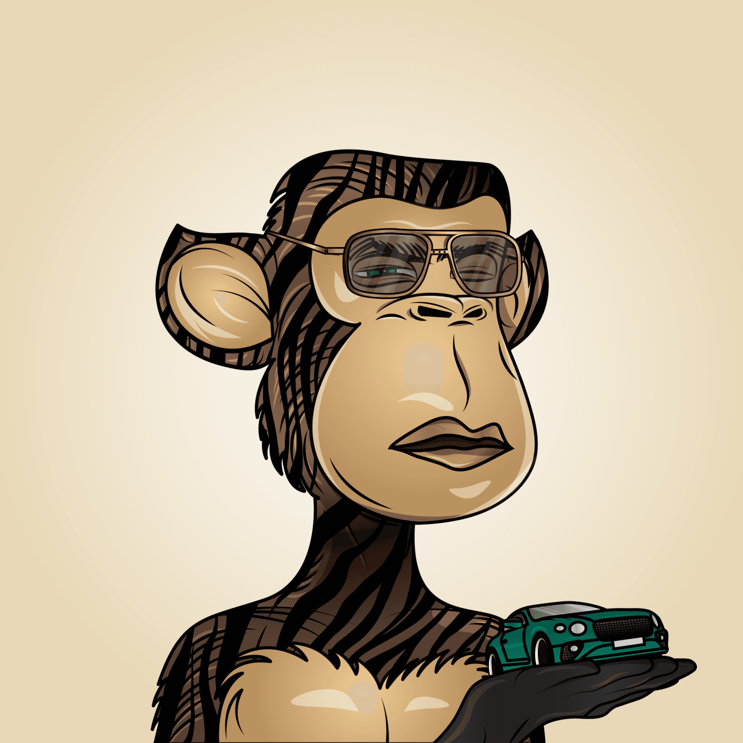 Gangsta Ape Clubs #3286