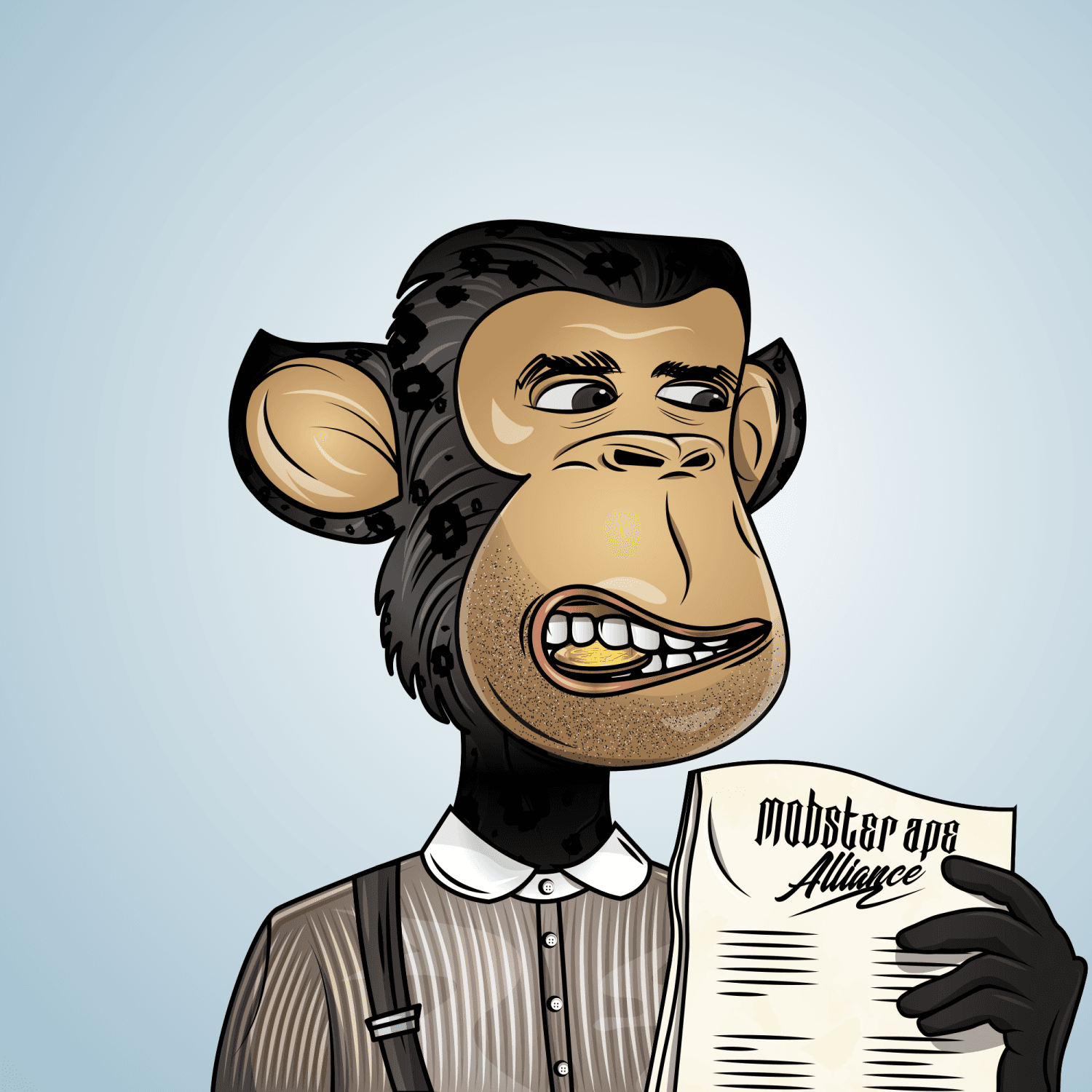 Gangsta Ape Clubs #3292
