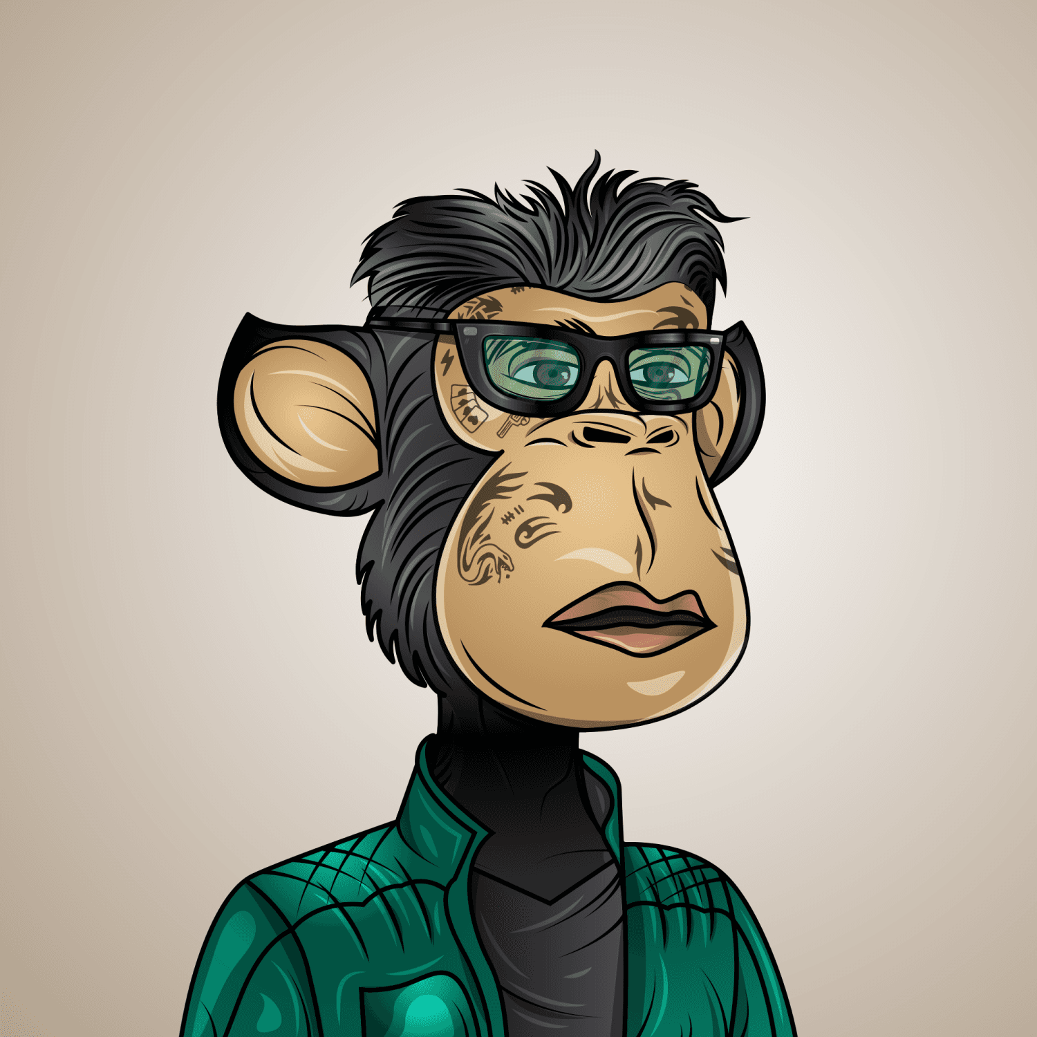 Gangsta Ape Clubs #3341