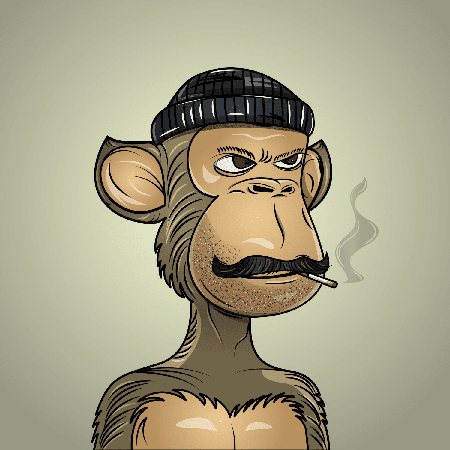 Gangsta Ape Clubs #3391