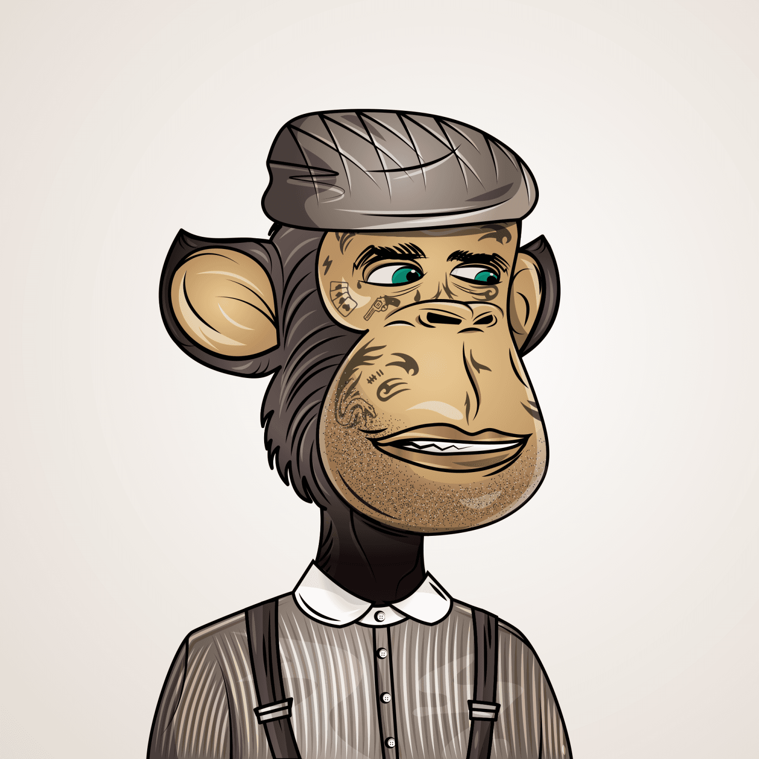 Gangsta Ape Clubs #3406