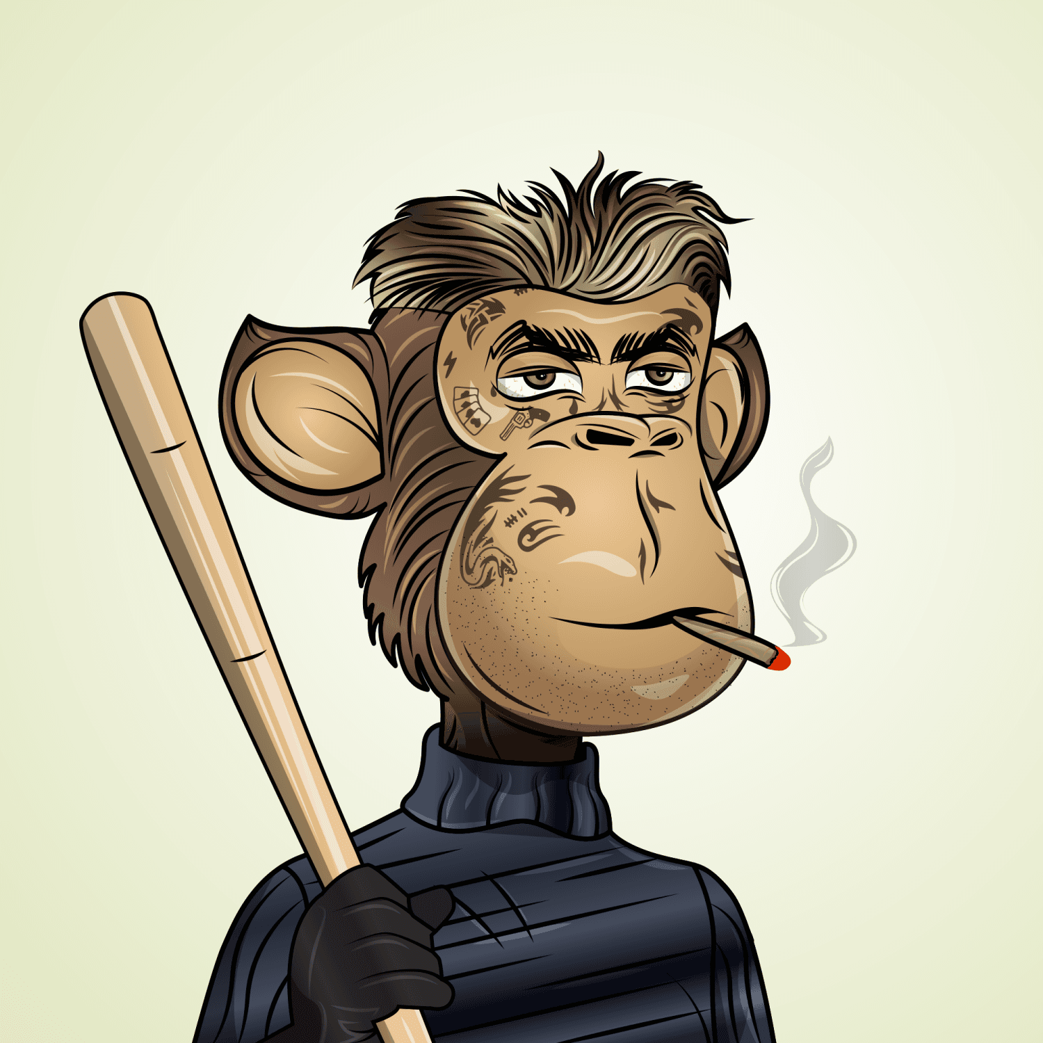 Gangsta Ape Clubs #3409