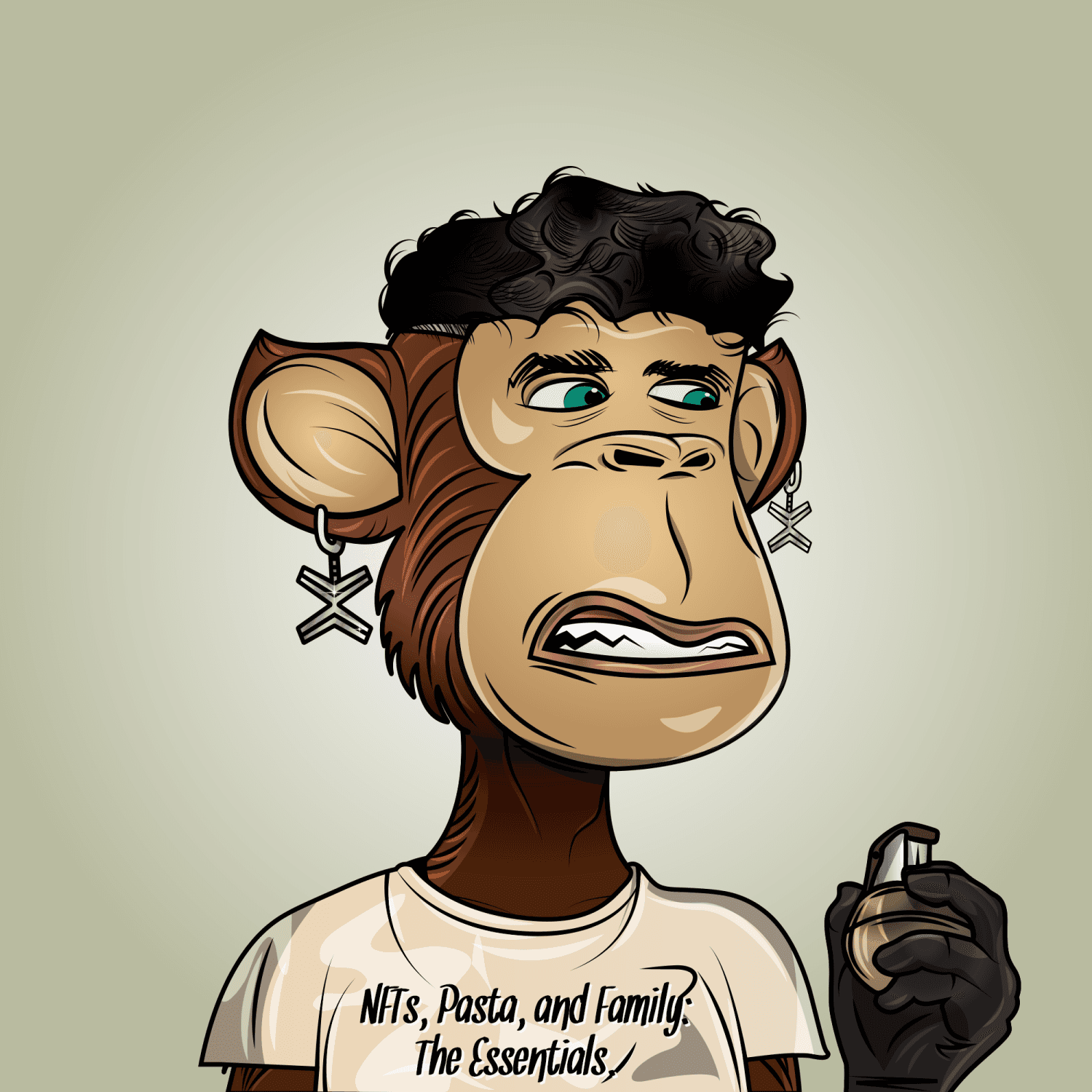 Gangsta Ape Clubs #3668