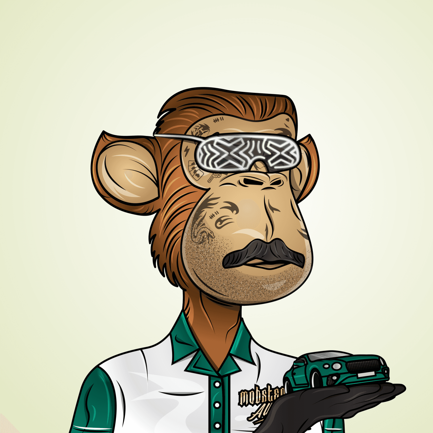 Gangsta Ape Clubs #3694