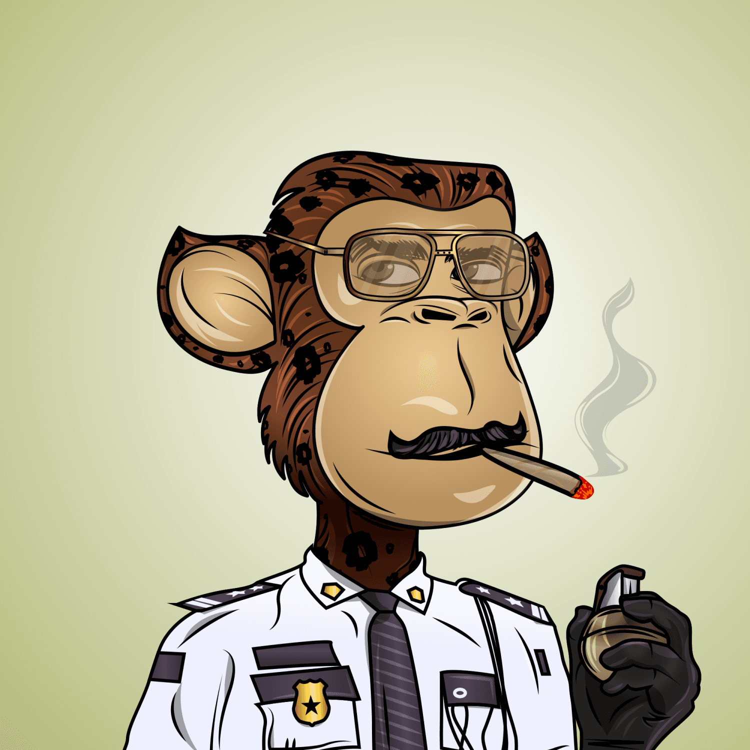 Gangsta Ape Clubs #3695