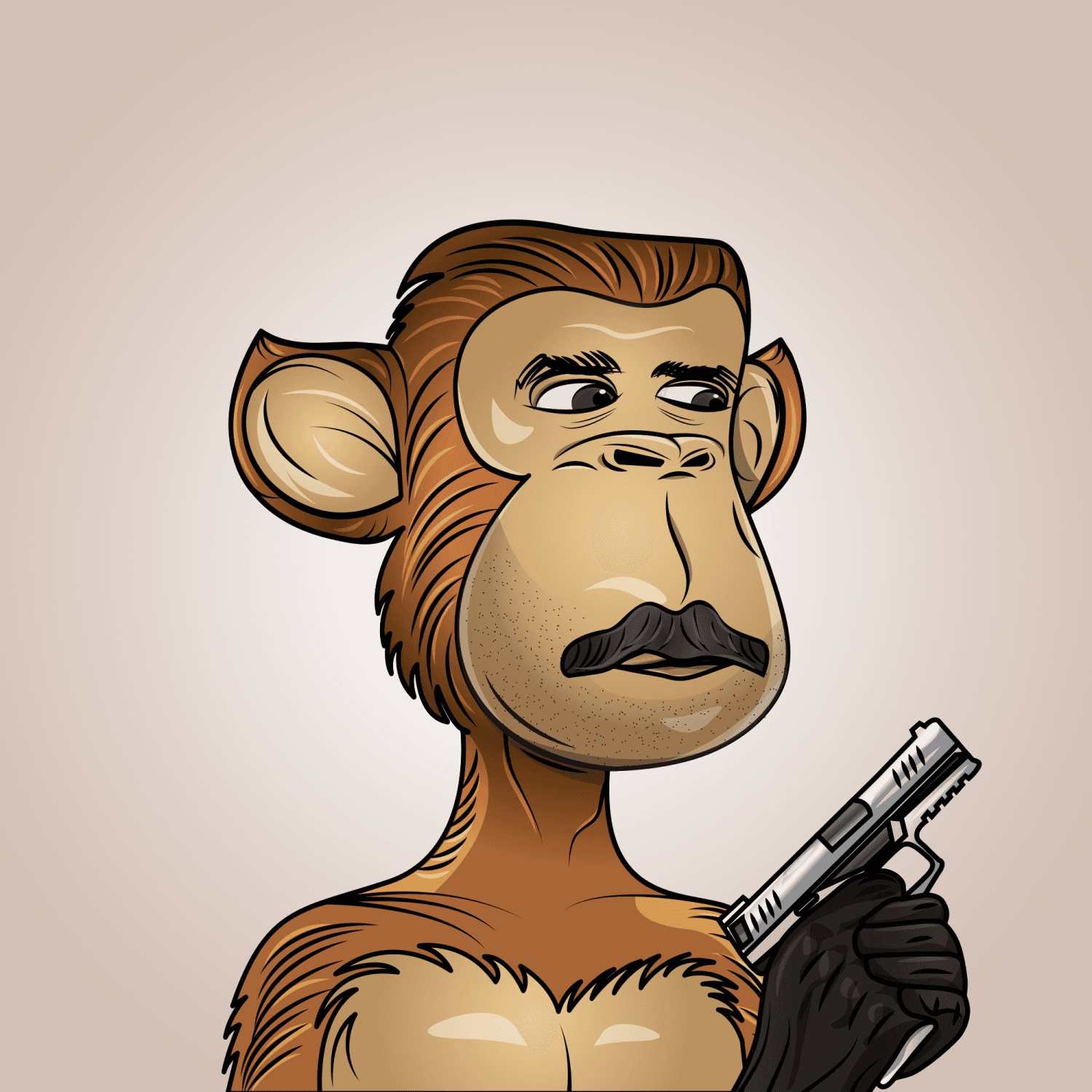 Gangsta Ape Clubs #3700