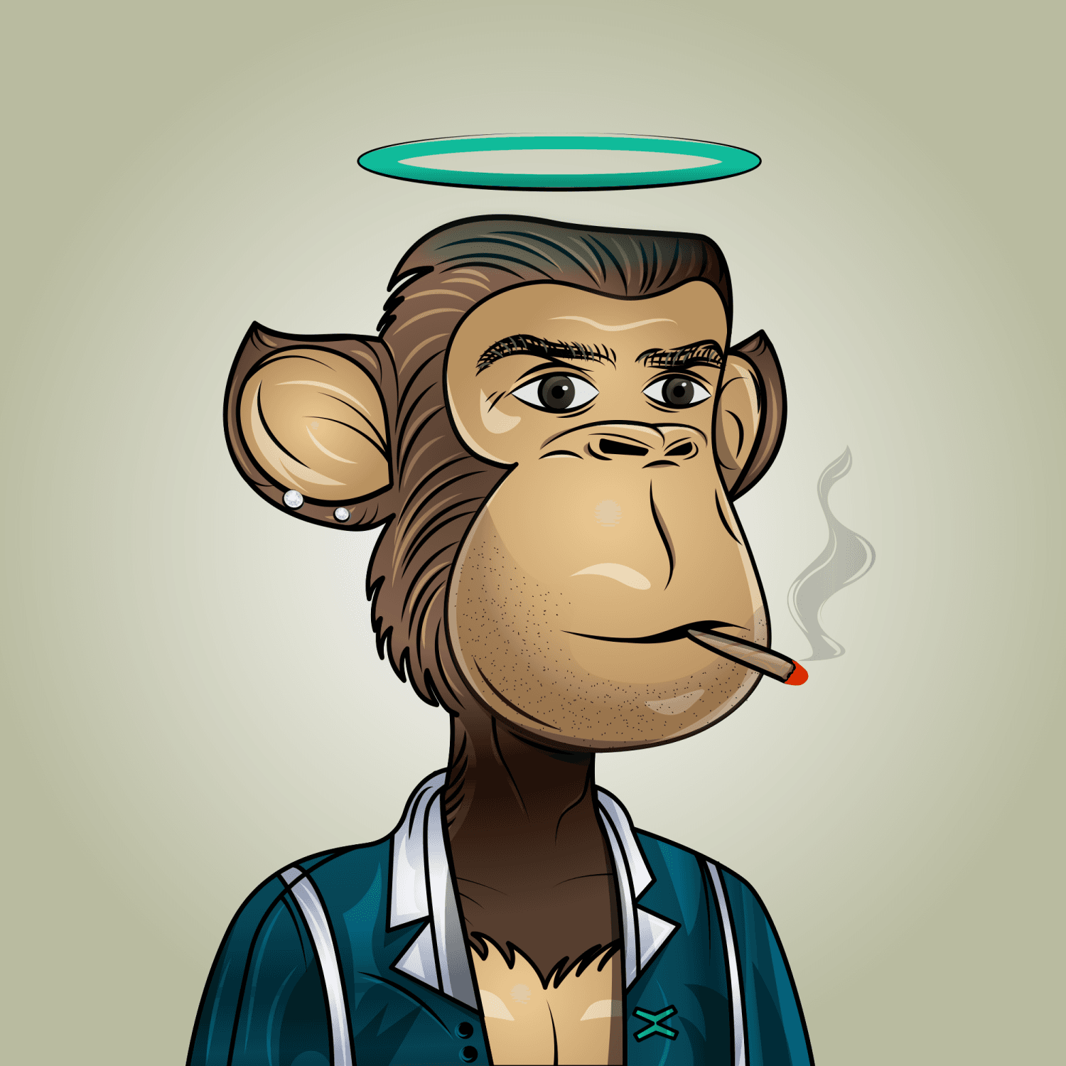 Gangsta Ape Clubs #3704