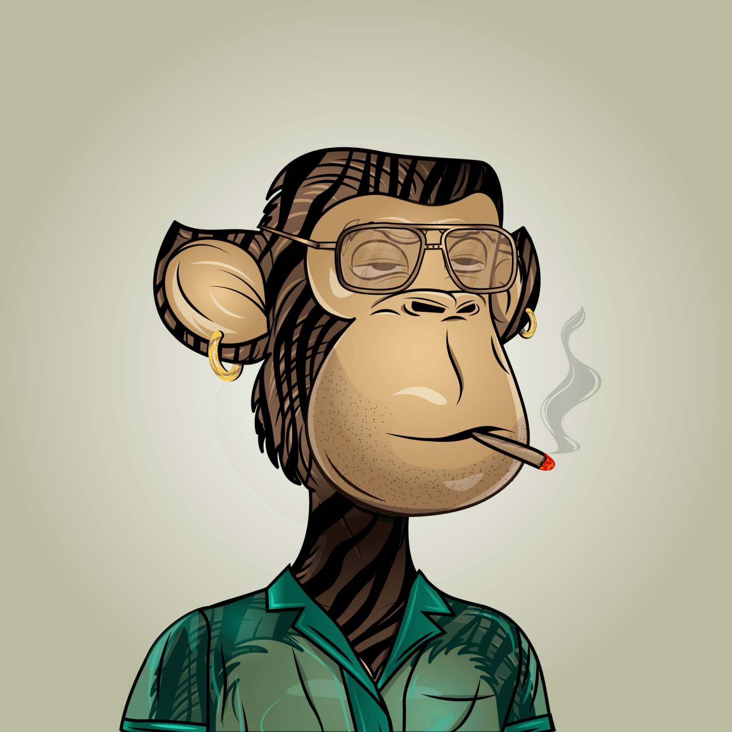 Gangsta Ape Clubs #3708