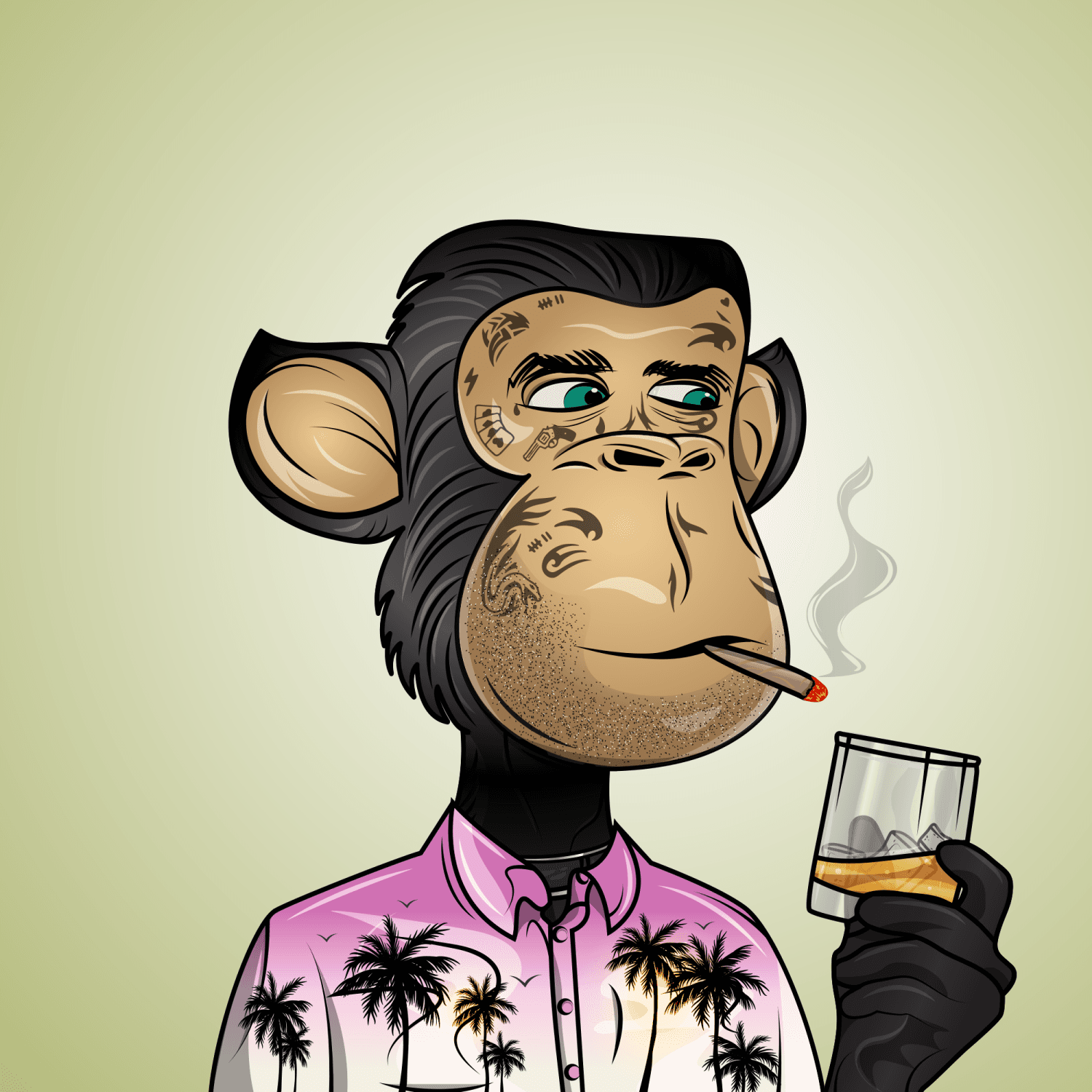 Gangsta Ape Clubs #3711
